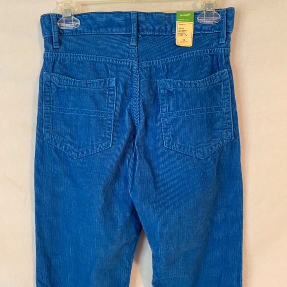 GAP Boys Cobalt Blue 5 Pocket Corduroy Size 14 - Picture 6 of 9